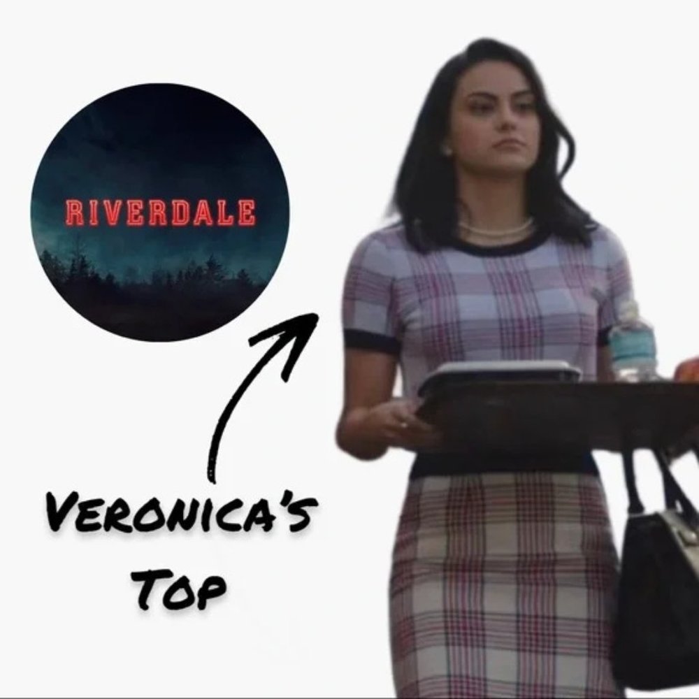 Merino Wool Plaid Sweater ASO Veronica - Riverdale